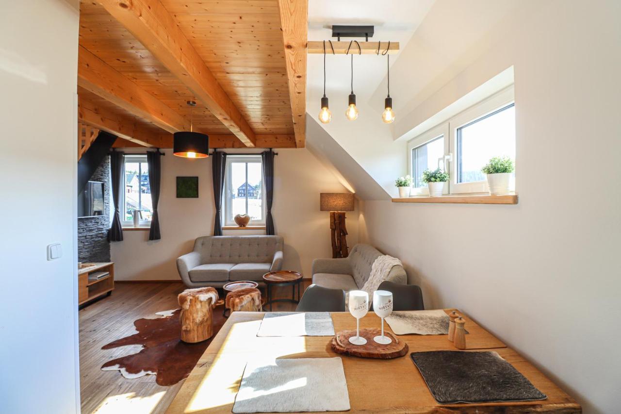 Woodhome - Luxury Mountain Apartment Horní Malá Úpa Exteriör bild
